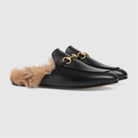 gucci flats men& 39|Gucci flats with fur.